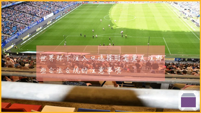 世界杯下注入口选择时需要关注哪些合法合规的注意事项